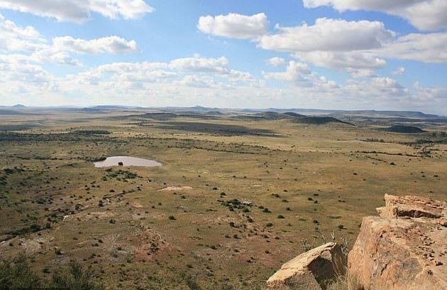 Fairydale, Bethulie là một trong những địa điểm được nghiên cứu rộng rãi ở lưu vực Karoo của Nam Phi. Ảnh: Đại học