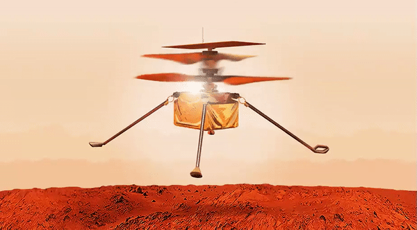 Google chúc mừng trực thăng NASA bay thành công trên sao Hỏa. Nguồn: Google.