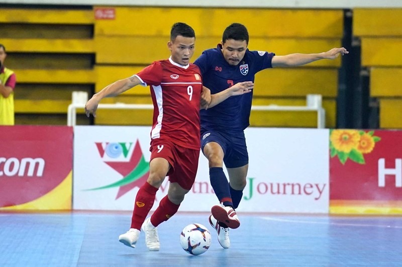 Việt Nam đối diện nguy cơ gặp Thái Lan ở vòng play-off Fútal World Cup 2021. Ảnh: VFF