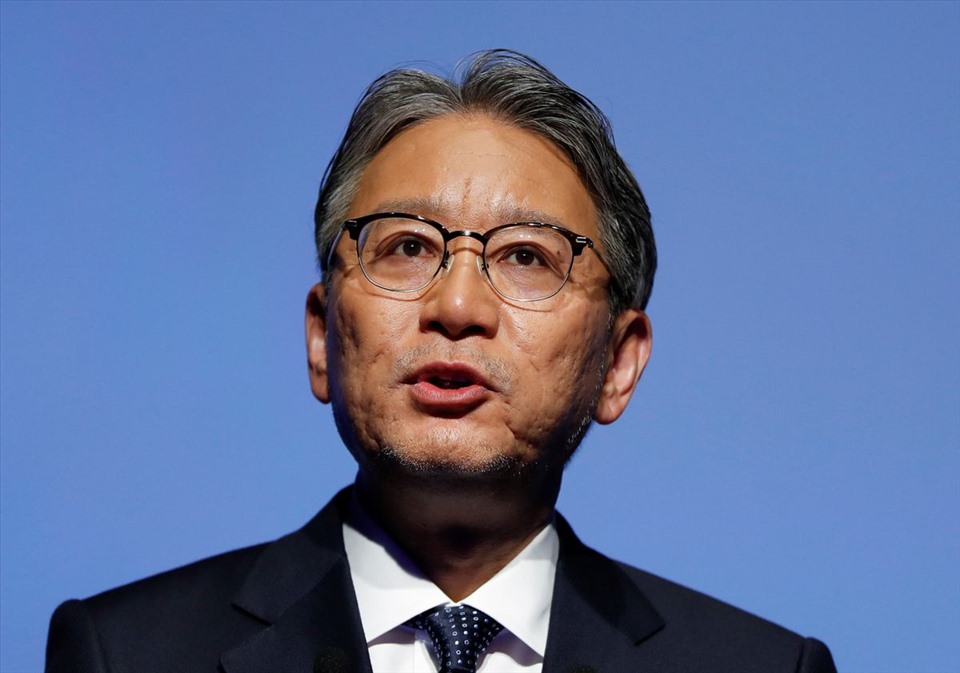 Ông Toshihiro Mibe -Giám đốc điều hành mới của Honda Motor tham dự cuộc họp báo khai mạc tại Tokyo, Nhật Bản. Ảnh: Reuters