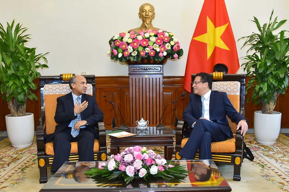 Thứ trưởng Đặng Minh Khôi tiếp Đại sứ