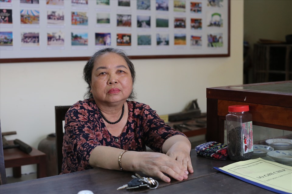 Bà Trần Thị Huệ - người được tín nhiệm giao trọng trách quản lý nhà truyền thống