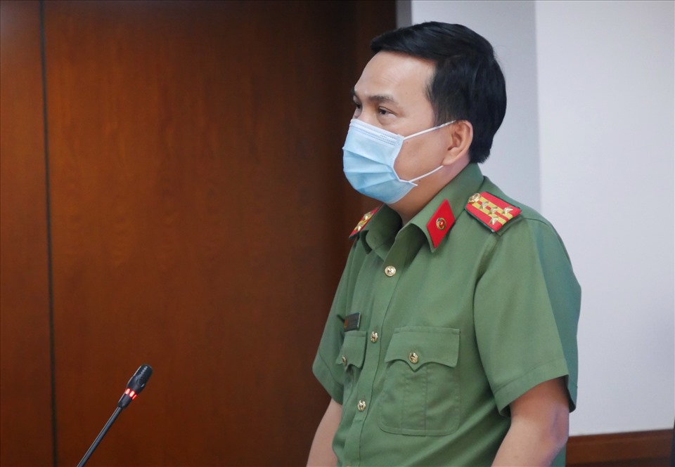 Đại tá Nguyễn Sỹ Quang – Phó Giám đốc Công an TPHCM.  Ảnh: Anh Tú
