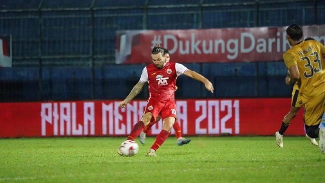 Marc Klok là cầu thủ nhập tịch duy nhất được gọi lên tuyển Indonesia để chuẩn bị cho vòng loại World Cup 2022. Ảnh: Persija Jakarta.