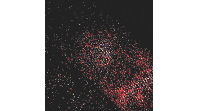 Hình ảnh màu giả về các đặc điểm cực quang của sao Mộc mở rộng theo thời gian. Ảnh: NASA.
