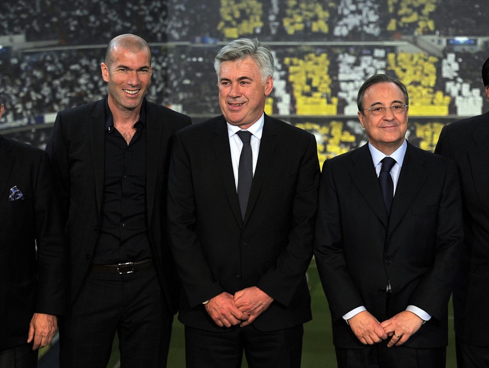 Zidane, Carlo Ancelotti đã mang tới thành công rực rỡ cho Real Madrid ở Champions League. Ảnh: AFP