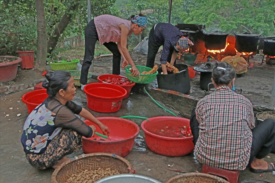 Khu bếp chung của người lao động khu vực tổ 16, phường Phúc Tân, Hoàn Kiếm