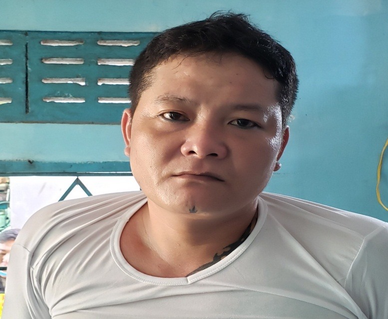 Đối tượng Nguyễn Văn Bé đang bị tạm giữ để điều tra hành vi Mua bán trái phép chất ma túy. Ảnh: Nhật Linh