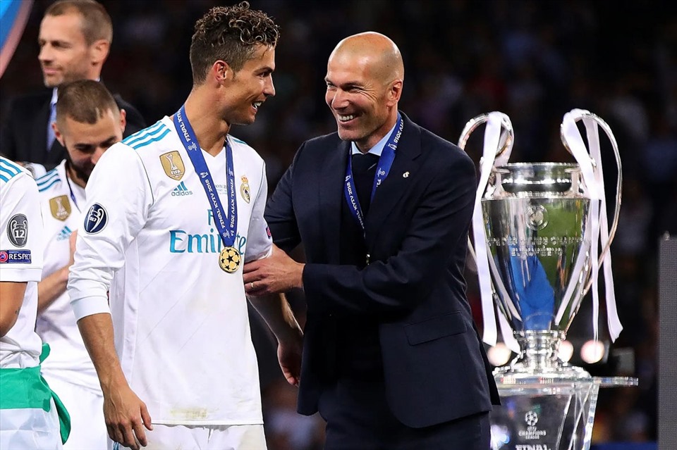 Cristiano Ronaldo có thể không tái ngộ Zidane ở Real Madrid nhưng hoàn toàn có khả năng ở Juventus. Ảnh: UEFA
