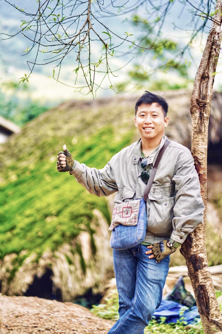 Chàng trai trẻ Nguyễn Đình Hoàng. Ảnh: Phạm Phước Châu