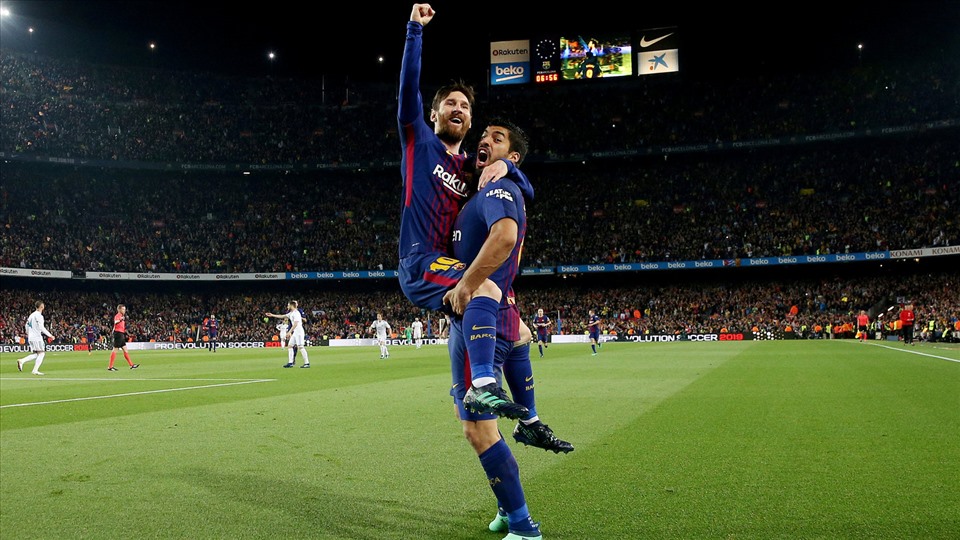 Lần gần đây nhất Messi ghi bàn vào lưới Real Madrid là tháng 5.2018. Ảnh: Barcelona
