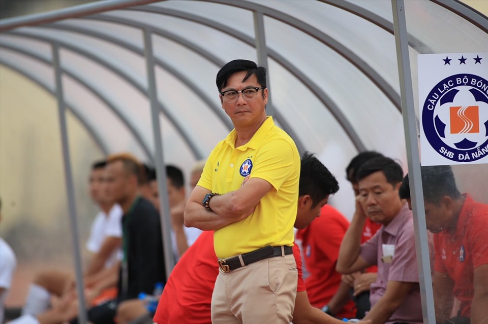 Huấn luyện viên Lê Huỳnh Đức đang không hạnh phúc ở Đà Nẵng. Ảnh: Da Nang FC