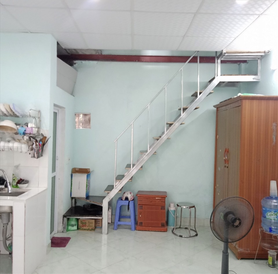 Ngôi nhà của anh Bình sau khi sửa chữa bằng nguồn kinh phí sửa chữa Mái ấm Công đoàn của LĐLĐ Thành phố Hà Nội. Ảnh: Ngọc Ánh