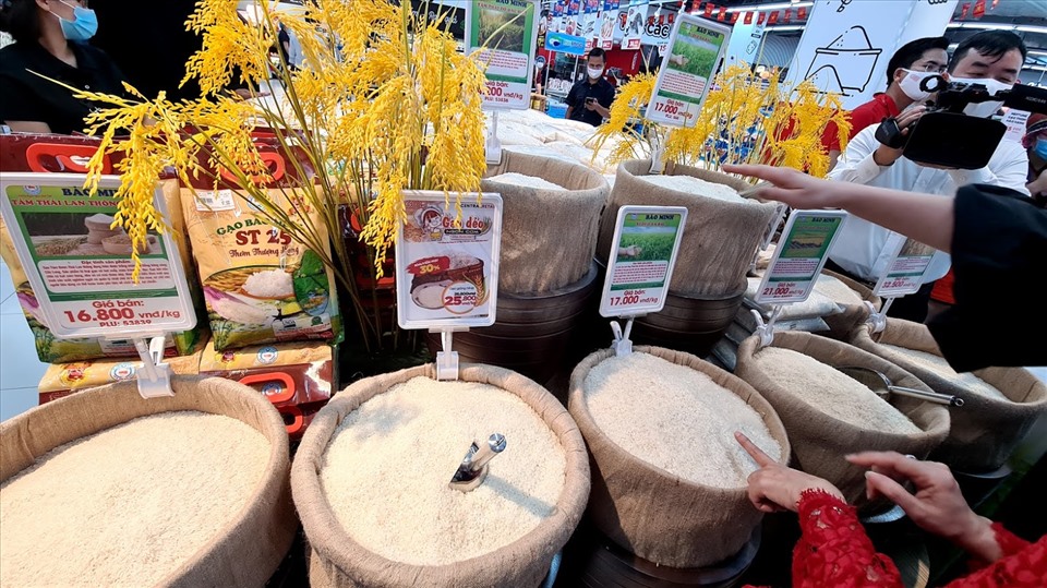 Xuất khẩu gạo đang bật tăng trở lại. Ảnh: Vũ Long