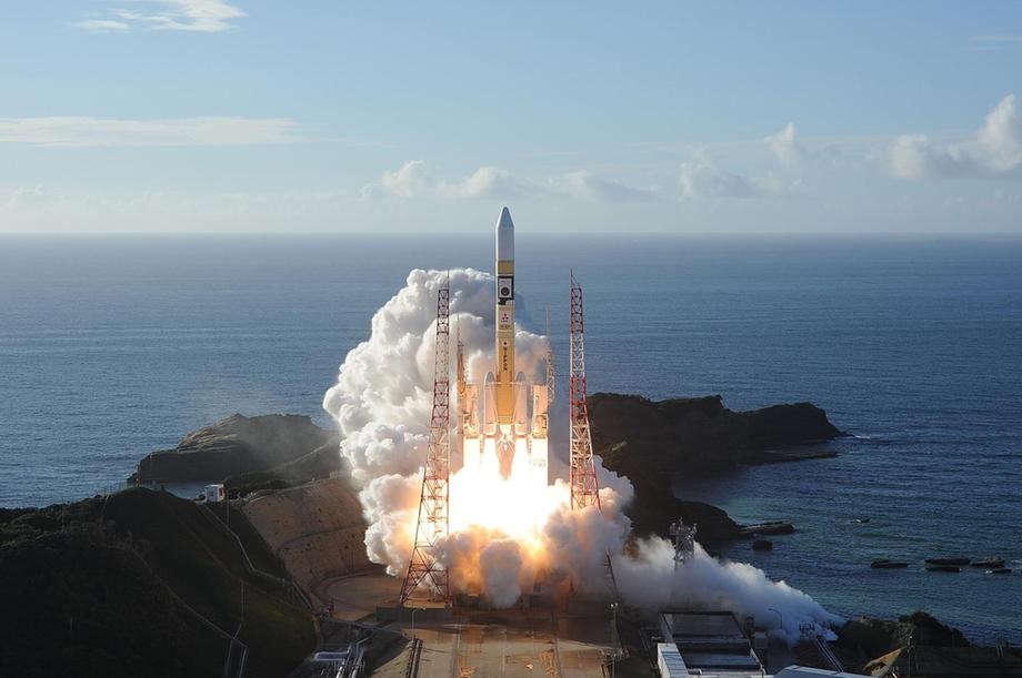 Ngày 20.7.2020, tên lửa H-2A mang theo tàu thăm dò sao Hỏa Hope của UAE được phóng từ Trung tâm Vũ trụ Tanegashima ở tây nam Nhật Bản. Tàu thăm dò được mệnh danh là “Hy vọng” tách thành công khoảng một giờ sau khi cất cánh. Ảnh: E