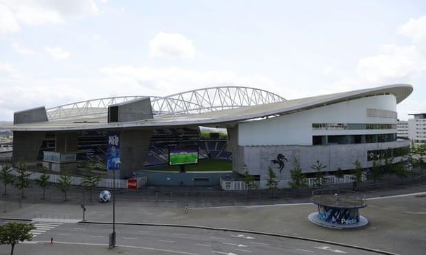 Sân Estádio do Dragão ở Porto là nơi chuẩn bị tổ chức trận chung kết Champions League. Ảnh: AFP