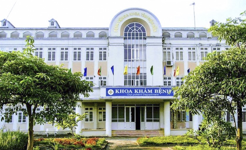 Bệnh viện đa khoa tỉnh Điện Biên, nơi ông Đoàn Ngọc Hải đang được theo dõi sức khỏe.