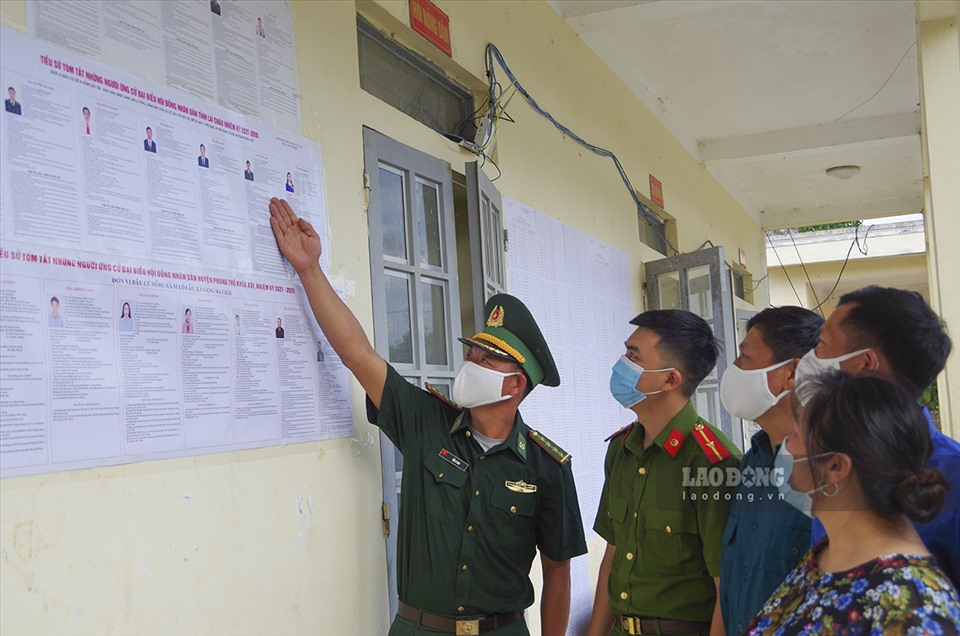 Đặc biệt trong thời điểm hiện nay, Bộ đội Biên phòng Lai Châu đã đẩy mạnh các hội dung tuyên truyền về cuộc bầu cử ĐBQH và HĐND các cấp.