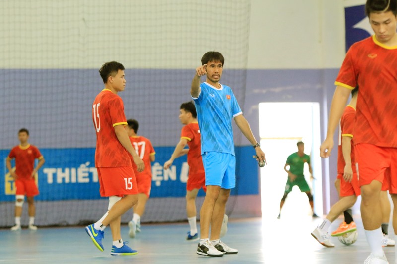 Đội tuyển  Futsal Việt Nam đã sẵn sàng giành vé đến World Cup. Ảnh: VFF