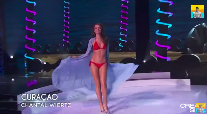 Phần thi áo tắm nóng bỏng của top 21 Miss Universe. Ảnh: CMH.