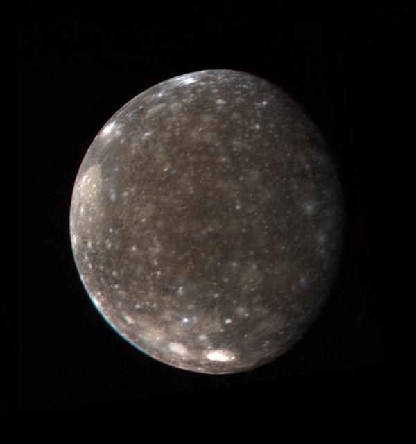 Callisto là mặt trăng lớn thứ hai của sao Mộc. Ảnh: NASA.