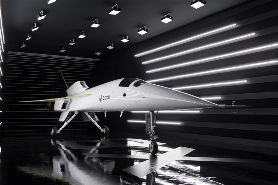 Máy bay siêu thanh chở khách dự kiến có tốc độ hơn 2.700 km/h. Ảnh: Boom Supersonic