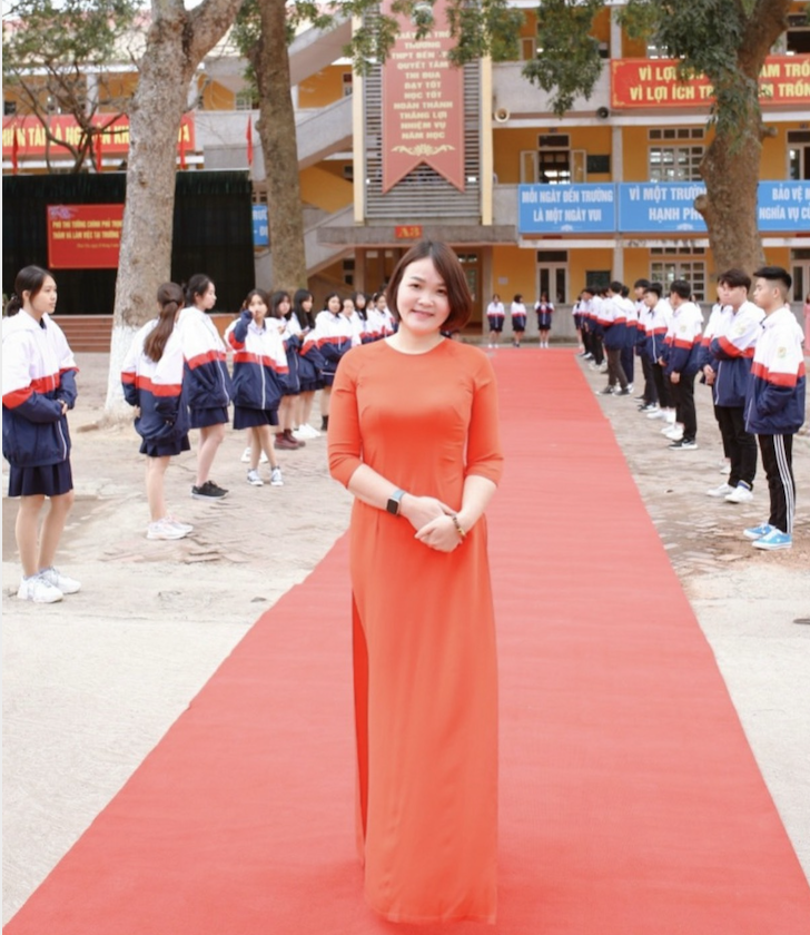 Cô giáo Nguyễn Thị Lan Hương. Ảnh: NVCC