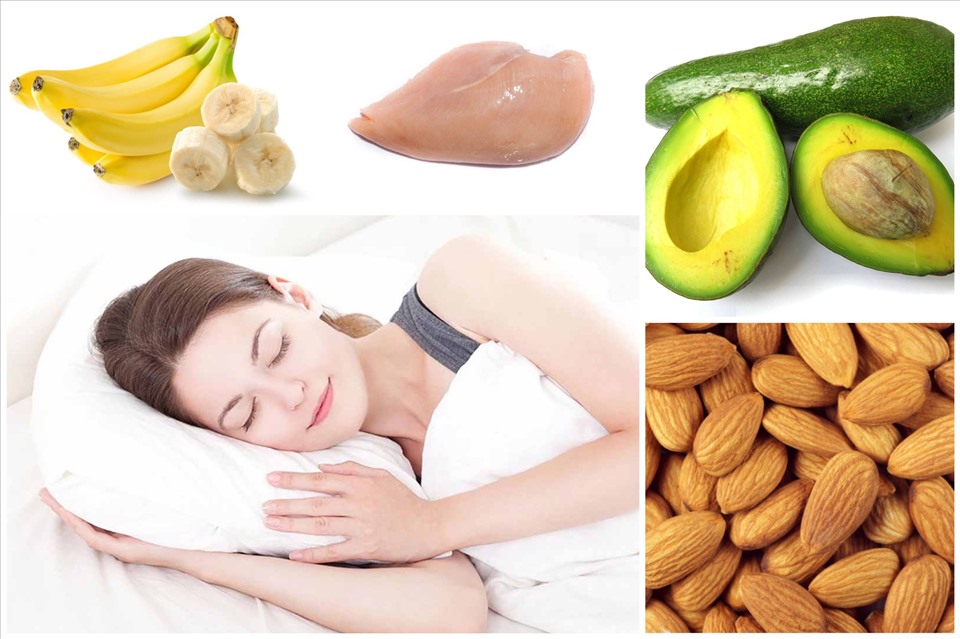 Việc thêm những loại thực phẩm này vào chế độ ăn uống hàng ngày có thể giúp tăng cường chất lượng giấc ngủ mỗi đêm của bạn. Đồ hoạ: Ánh Nhiên