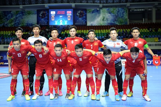 Phùng Trọng Luân từng là “người hùng” của tuyển futsal Việt Nam trong hành trình đến World Cup futsal 2016. Ảnh: VFF
