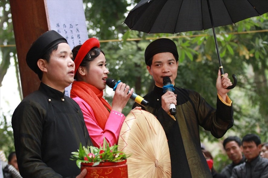 UNESCO đã công nhận quan họ Bắc Ninh là Di sản Văn hóa phi vật thể đại diện của nhân loại. Ảnh: Hải Nguyễn