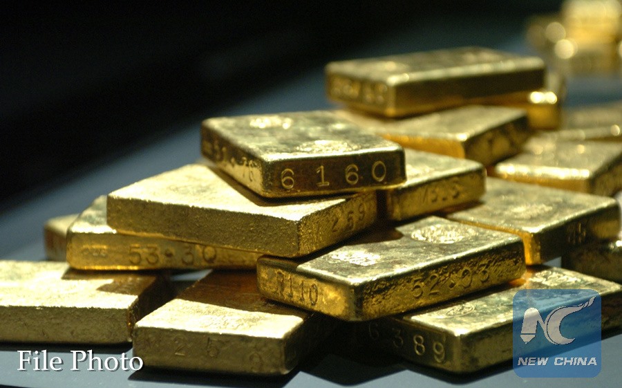 5. Nga dự trữ 2.295,4 tấn vàng. Phần trăm dự trữ ngoại hối: 22%. Ảnh: Xinhua