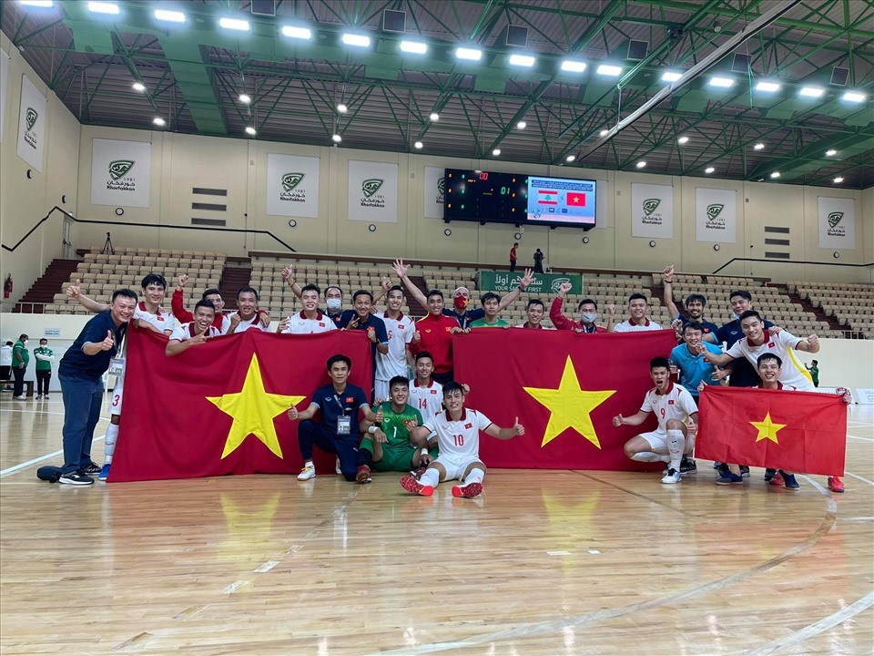 Đội tuyển Futsal Việt Nam lần thứ hai dự World Cup. Ảnh: VFF