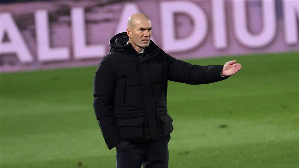 Huấn luyện viên Zidane. Ảnh: AFP.
