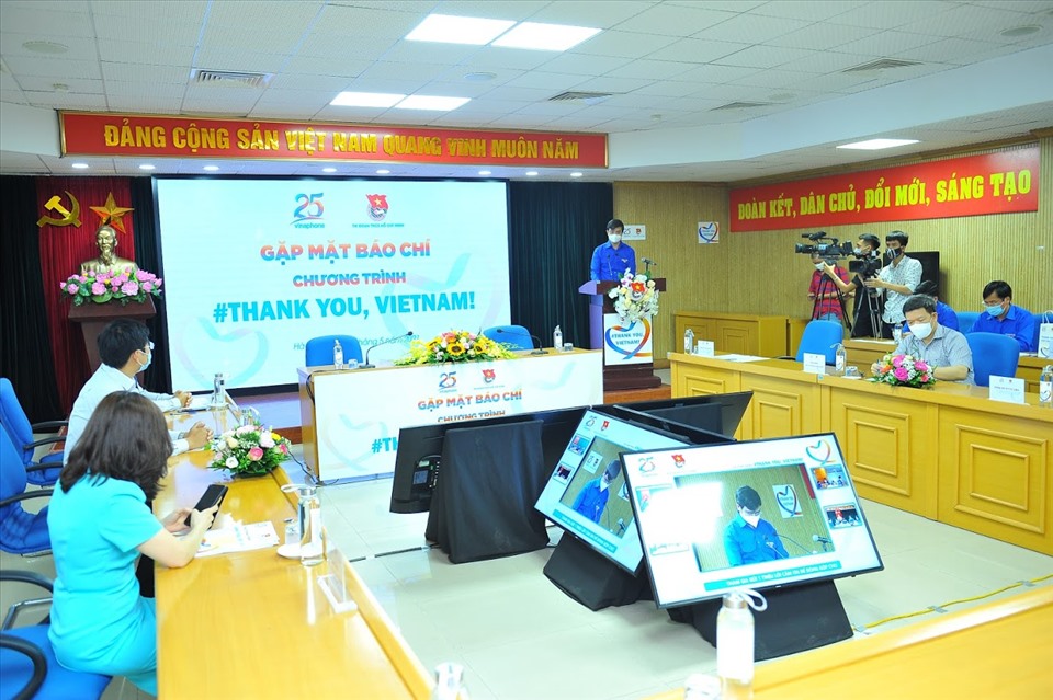 Trung ương Đoàn TNCS Hồ Chí Minh cùng nhà mạng VinaPhone phối hợp tổ chức và công bố, phát động chương trình Thank you, VietNam năm 2021