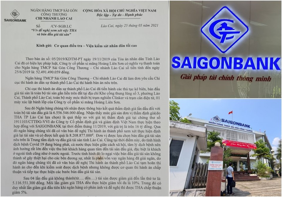 Saigonbank - Chi nhánh Lào Cai đã gửi đơn đến Viện KSND Tối cao đề nghị làm rõ các dấu hiệu bất thường trong quá trình thi hành án.