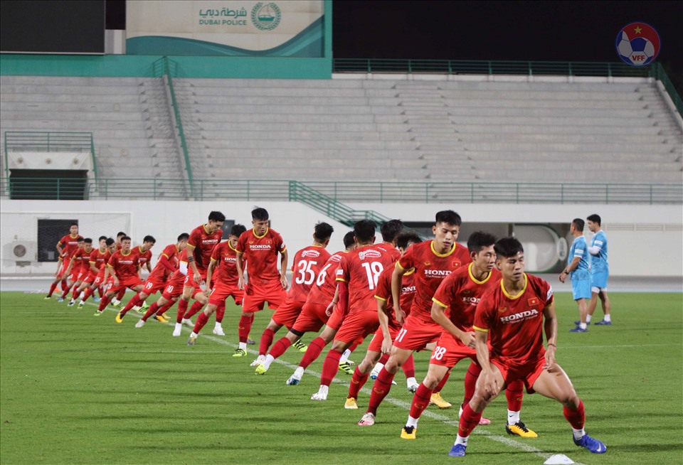 Tuyển Việt Nam đang bước vào quá trình chuẩn bị cuối cùng cho vòng loại World Cup 2022. Ảnh: VFF.