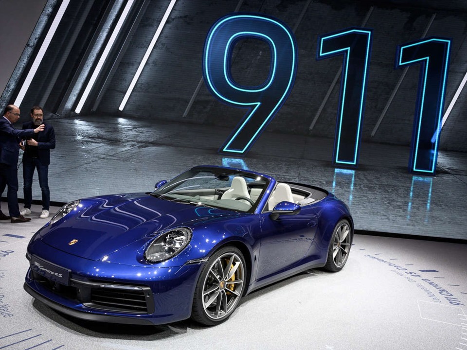 Siêu xe Porsche 911 của Bill Gates. Ảnh: AFP