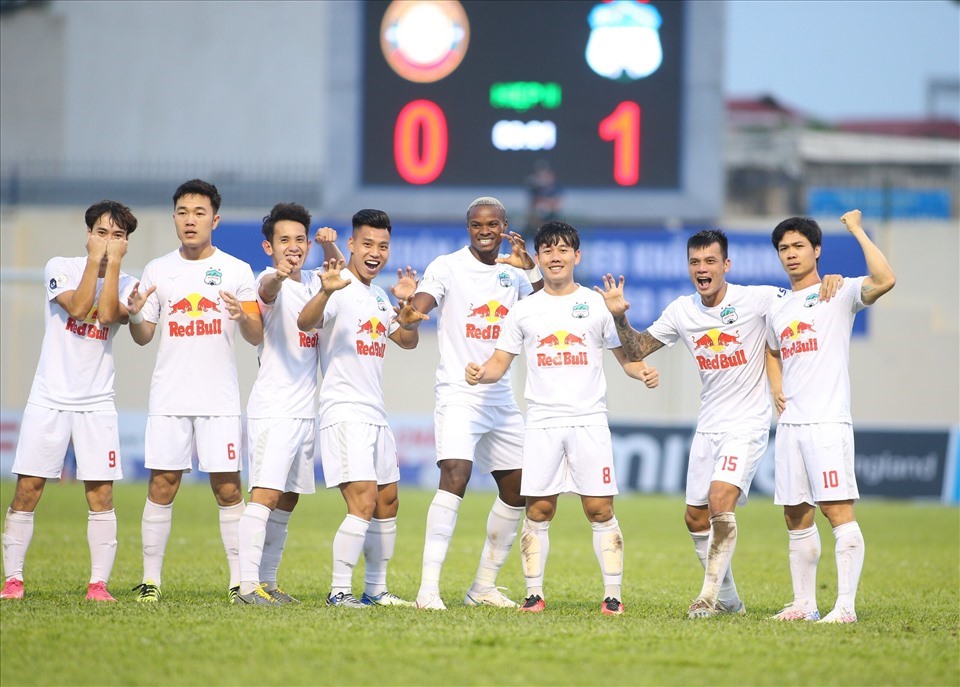 Các cầu thủ Hoàng Anh Gia Lai nằm trong danh sách Đội tuyển Việt Nam sẽ ở lại Hà Nội tập trung. Ảnh: Thanh Xuân