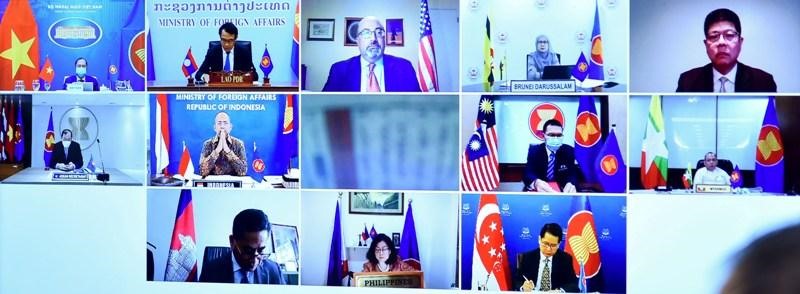 Đối thoại ASEAN - Mỹ ngày 6.5. Ảnh: BNG