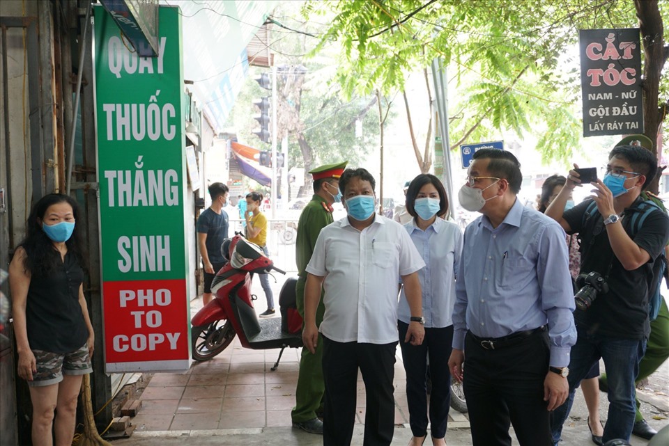 Sáng cùng ngày, Chủ tịch Hà Nội cũng đã kiểm tra Bệnh viện K cơ sở Tam Hiệp.