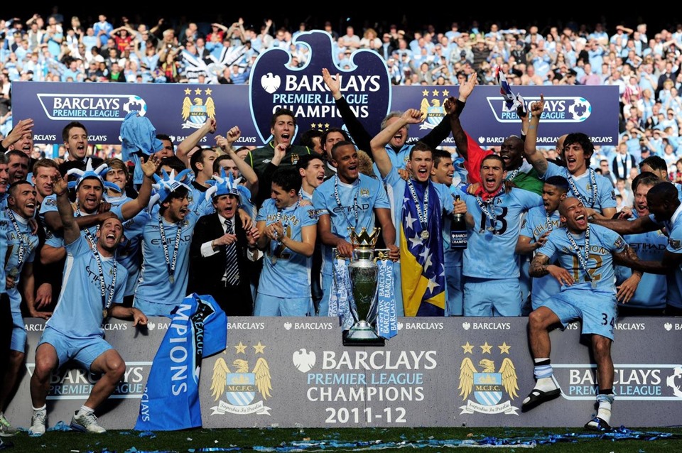 Giành chức vô địch Premier League đầu tiên ở mùa giải 2011-12: Ảnh: Premier League