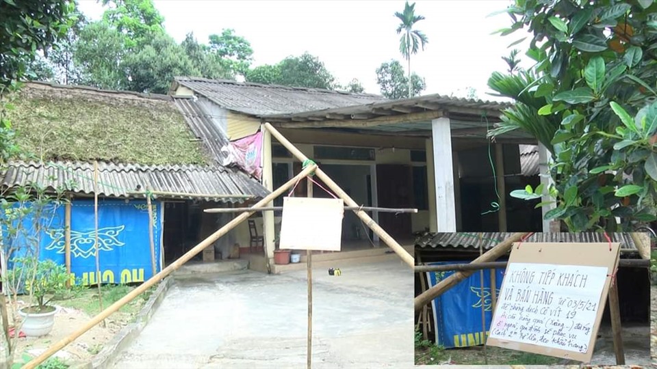 Khu vực phong tỏa tại thôn 3B, xã Việt Cường, huyện Trấn Yên thực hiện nghiêm các quy định phòng, chống dịch COVID-19.