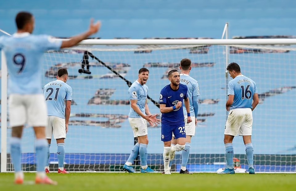 Chelsea thắng Man City bằng chính sở trường đối thủ. Ảnh: AFP