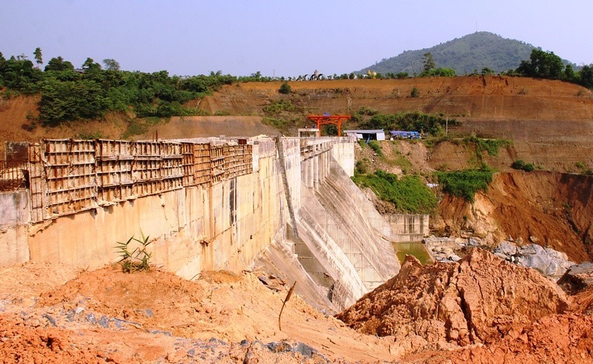 Thủy điện Nước Chè ở huyện Phước Sơn. Ảnh: Thanh Chung