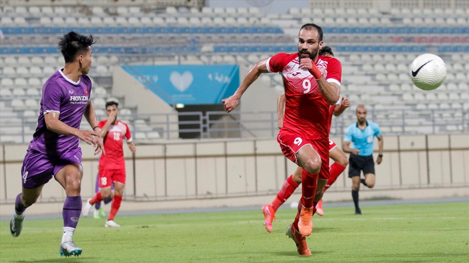 Tuyển Việt Nam hòa Jordan 1-1 tối 31.5. Jordan cũng là đội bóng để thua UAE tỉ số 1-5 hôm 24.5. Ảnh: JFA