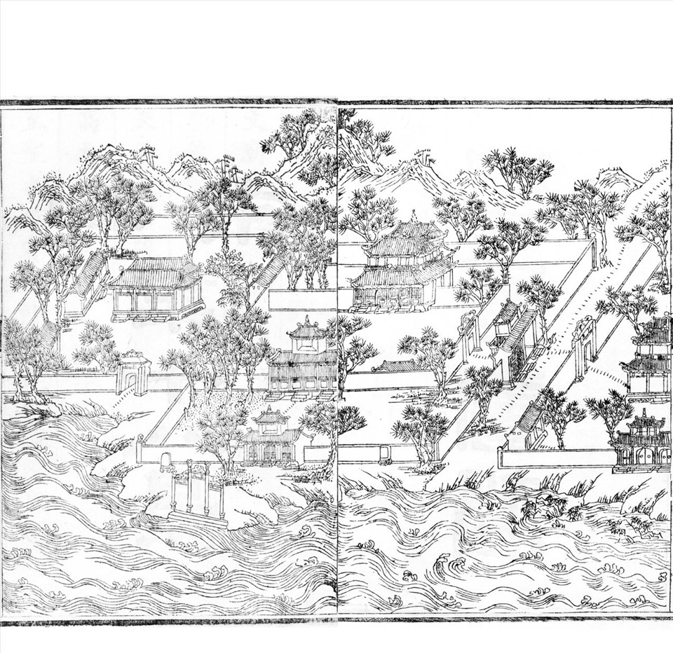 18- Huỳnh tự thư thanh (cảnh trường Quốc Tử Giám)
