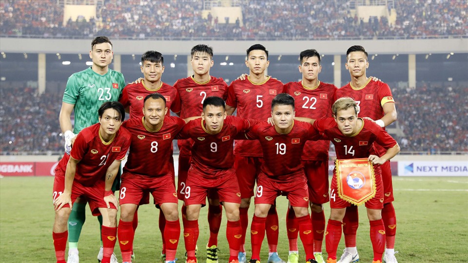 Trọng Hoàng là cầu thủ lớn tuổi nhất trong đội hình tuyển Việt Nam hiện tại. Ảnh: AFC.