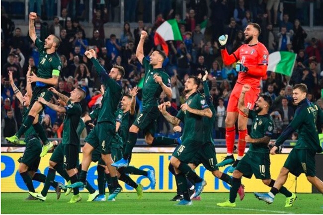 Đội tuyển Italia được đánh giá cao nhất bảng A. Ảnh: AFP