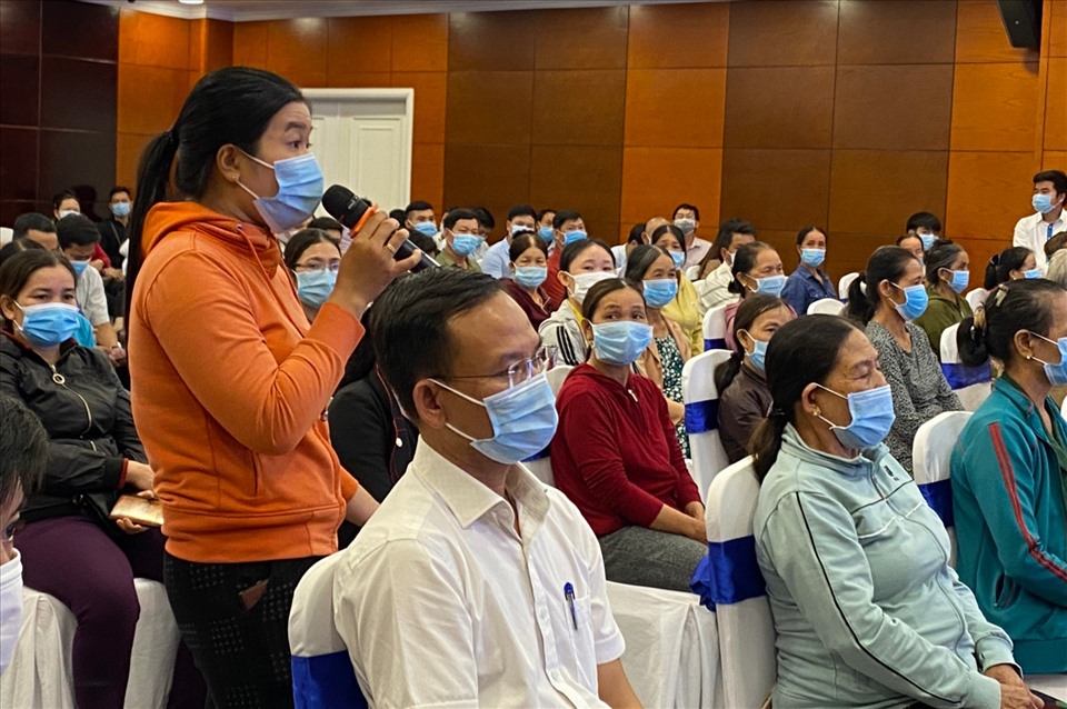 Người dân bị ảnh hưởng bởi dự án Hòa Phát- Dung Quất kiến nghị với Chủ tịch UBND tỉnh Quảng Ngãi.