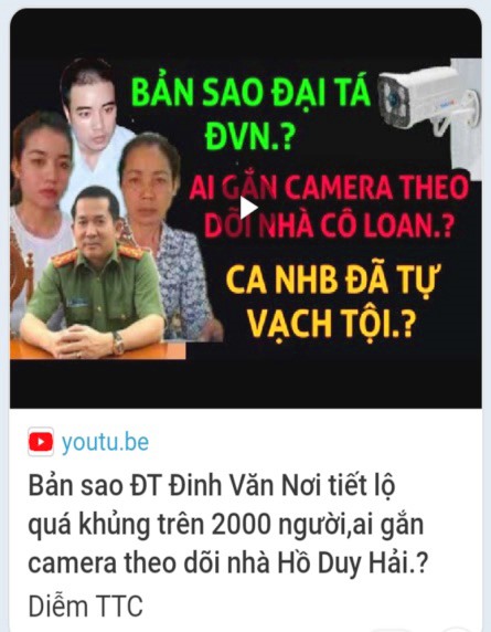 Hình ảnh về kênh Youtube mạo danh Giám đốc Công an tỉnh An Giang: CA An Giang